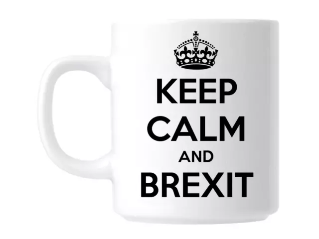 Keep Calm And Brexit Gift Coffee Tea Mug Present