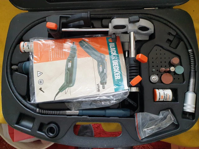 Drill Router Kit BLACK & DECKER Wizard Rotary Tool kit with drill & router guide ...