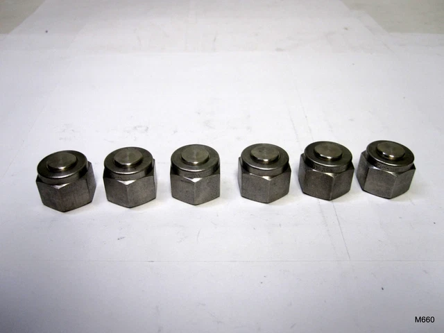 6-QTY SWAGELOK SS-810-P 316 Stainless Steel Plug for 1/2 in Tube Fitting