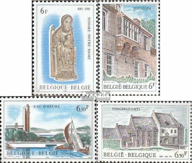 Belgien 2062-2065 (kompl.Ausg.) postfrisch 1981 Tourismus