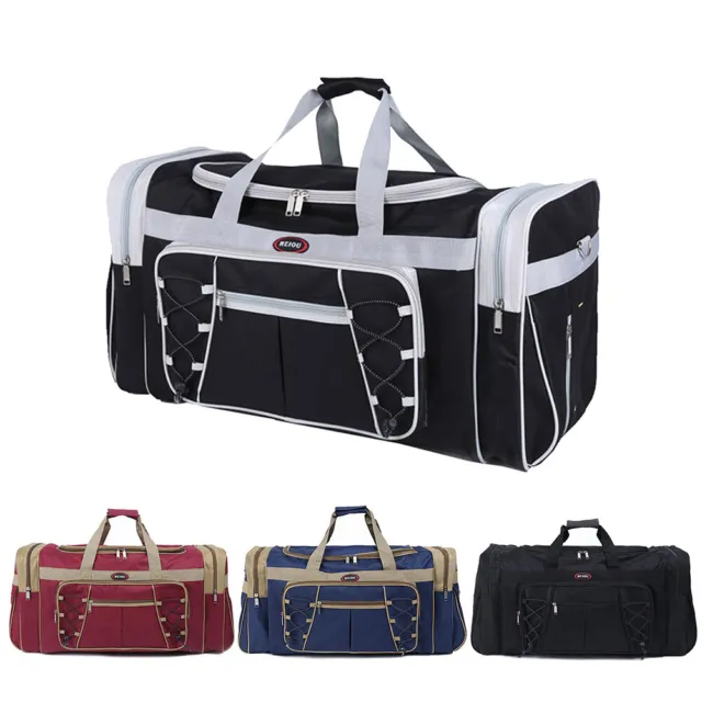 72L Travel Duffle Bag Zipper Gym Sports Luggage Bag Weekender Overnight Handbag