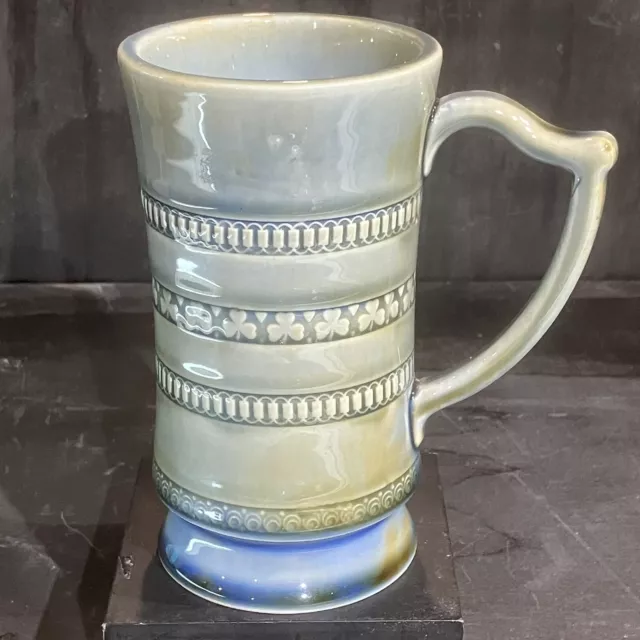 Irish Wade HARP HANDLE TANKARD. Porcelain from Ireland ceramic vintage