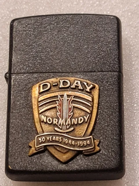 Zippo D-DAY 1944-1994 noir - commémoratif-