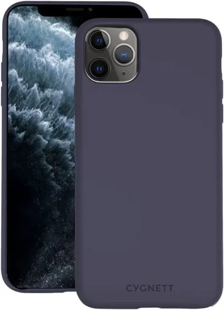 Cygnett Soft Feel Skin Case für iPhone 11 Pro Max oder 11 Pro schwarz marineblaurot lila 3