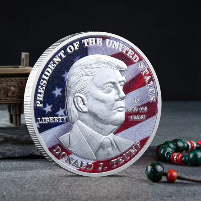2024 President Donald Trump Inaugural Commemorative Novelty Coin Silver 1pcs