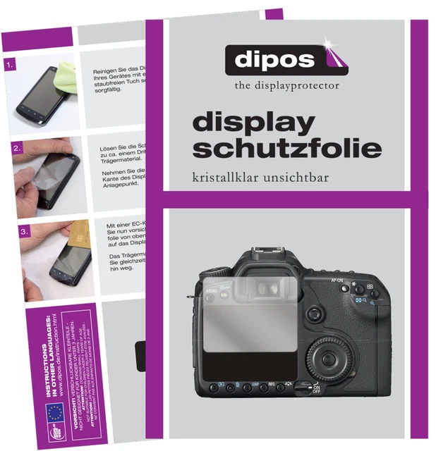 Lot De 6 Films De Protection D'écran Pour Canon EOS 5DS R - Transparent, Anti-rayures - Marque Dipos