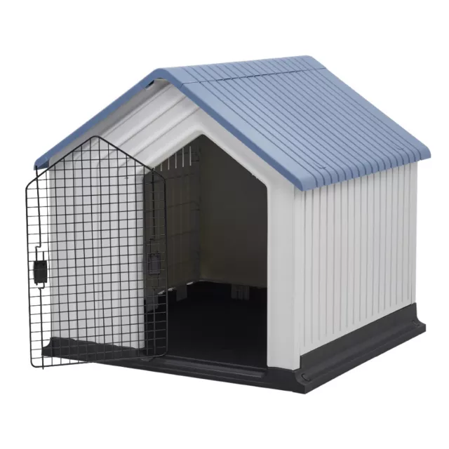 XXL Large Dog Kennel Pet House Weatherproof Indoor Outdoor Animal Shelter +Door