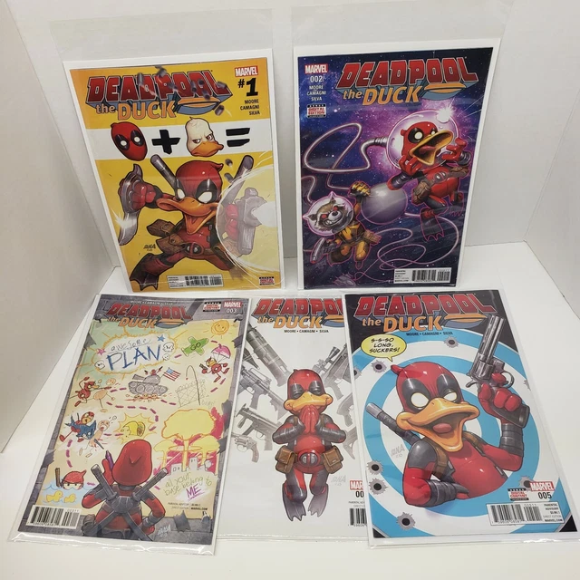 Deadpool the Duck 2017 1 2 3 4 5 Complete Set High-Grade Marvel Lot of 5
