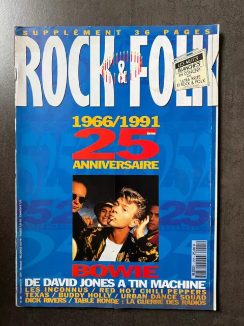 Magazine revue ROCK & FOLK n° 291 novembre 1991 David Bowie Tin Machine