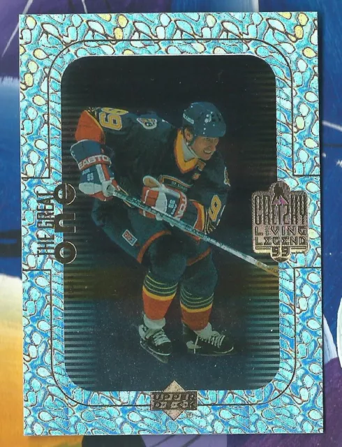 Wayne Gretzky Blues 1999 UD The Great One  # GO7 Mint   *23c