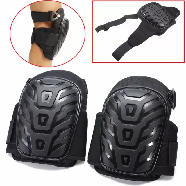 2X Heavy Duty Knee Pads Soft Gel Filled Kneepads Protectors Safety Work Wear 2