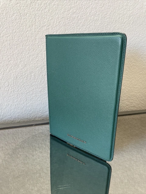 BURBERRY MINICONISTON Mineral Green iPad Mini Cover Case 100% Leather MSRP 425$