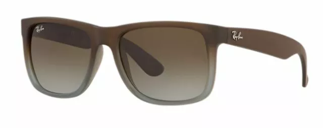 Ray Ban Justin Color mix RB4165 Grey Nylon, Green Lenses, Brand New