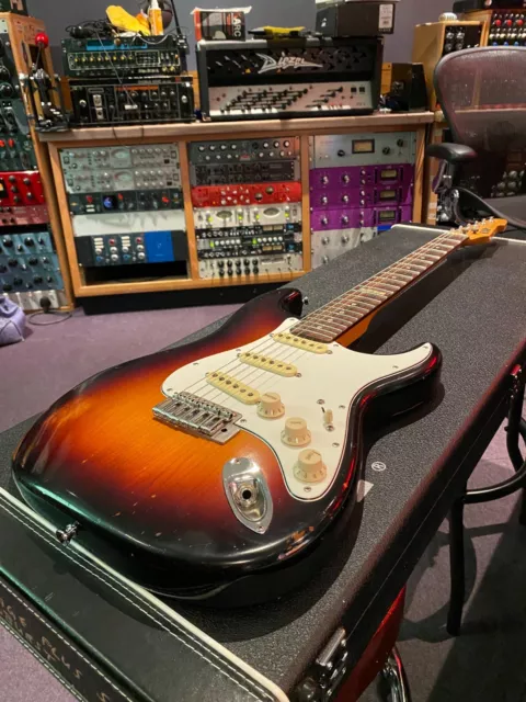 ESP Vintage Plus Stratocaster Heavy Aged Relic MIJ Japanese Sunburst Strat