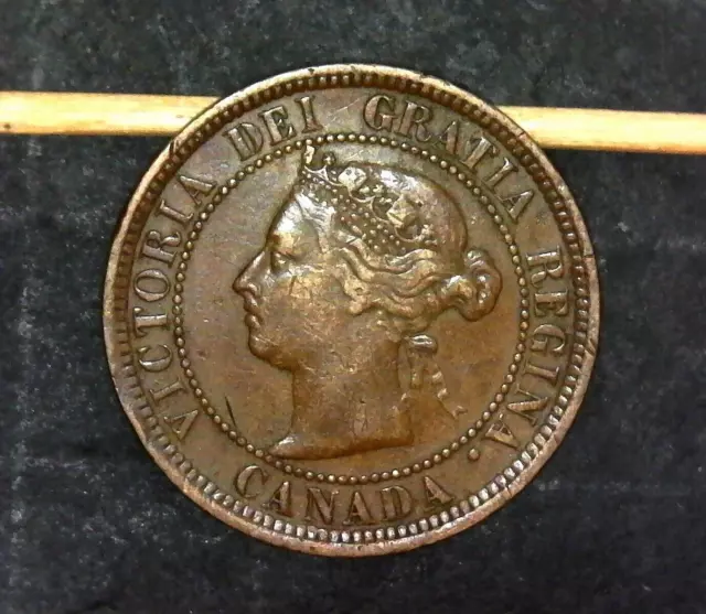 VF+/XF-  1888 Canada Canadian Victoria 1 One Cent Coin  Nice Clean Coin!!  01073