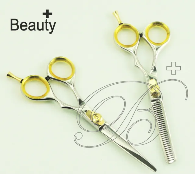 Professional Salon Hair Cutting & Thinning Scissors Barber Shears Hairdressing