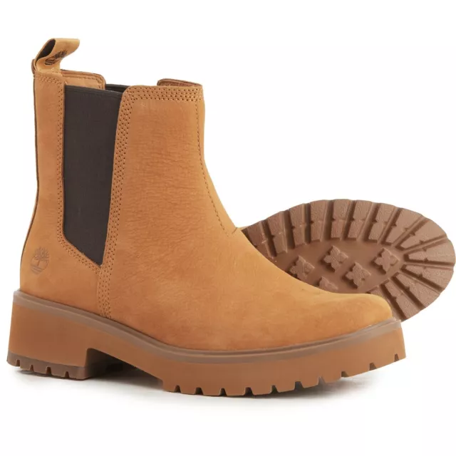 Timberland Women Carnaby Cool Chelsea Boots Wheat Nubuck 8.5