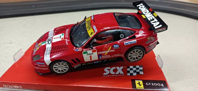 N°85 - SCX slot car Ferrari 550 GTS Maranello - Ref 61800 Compatible SCALEXTRIC