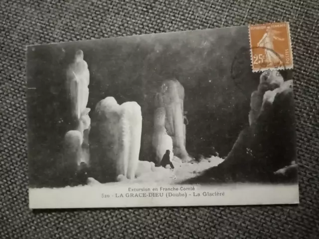 Cpa La Grâce Dieu La Glacière