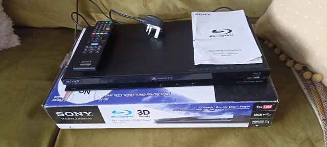 SONY BDP-S470 Blu-ray player with 2 discs - Free Post