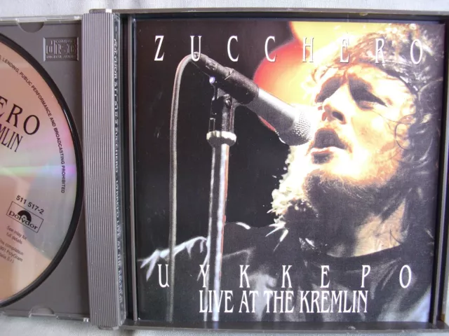 Zucchero- Uykkepo- Live at the Kremlin- 2-CD-Box- POLYDOR 1991- Made in Germany