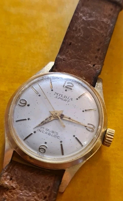 Montre Mécanique SINDACO Swiss Made Vintage Années 70 - Remontage Manuel, Boîtier Aluminium