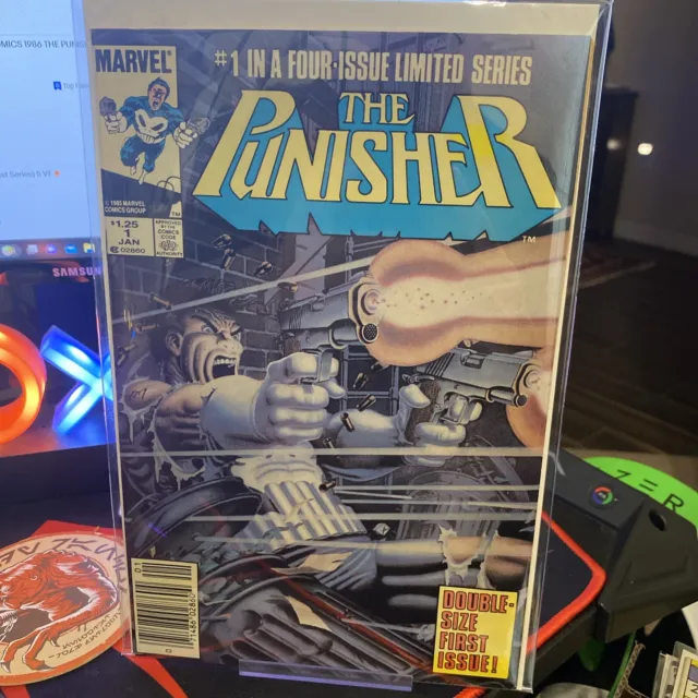 Punisher Limited Series #1 (1986) Newsstand 1st Solo Punisher Series