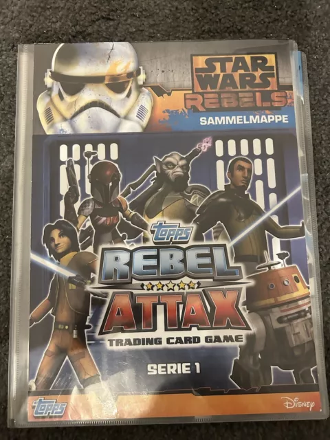 Star Wars Rebel Attax Serie 1 Sammelmappe - Gebraucht - Beschreibung lesen