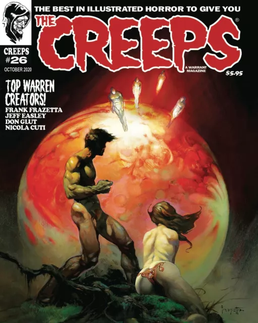 CREEPS #26 WARRANT NM 1st PRINT MAGAZINE FRANK FRAZETTA COVER