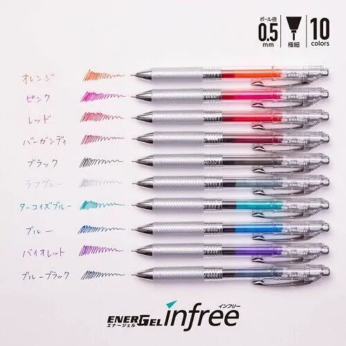 Pentel EnerGel 0.7mm Gel Ink 20-Color Pen Set - 20th Anniversary