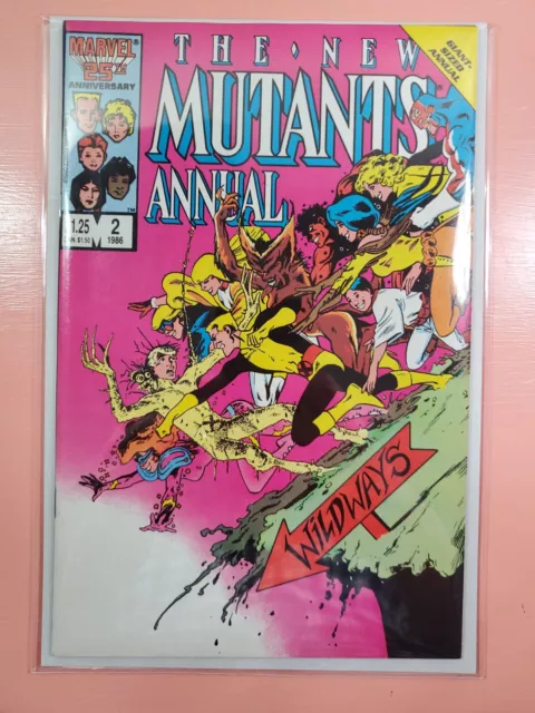 The New Mutants Annual #2 Marvel Comics 1st Appearance of Psylocke CGC worthy NM