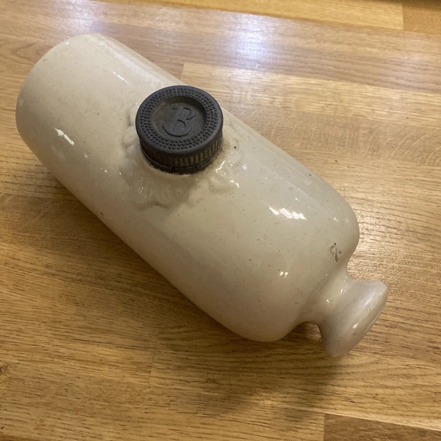 Vintage stone (ceramic) hot water bottle