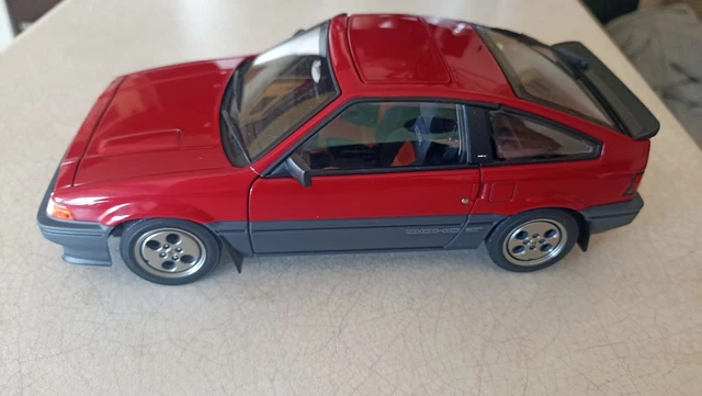Miniature Solido 1/18 Honda Civic EG6 - Version Spoon, Jaune, 1991, Neuve