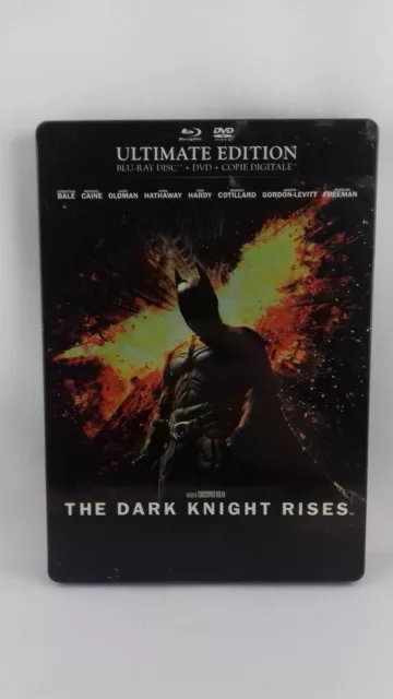 Blu-ray + DVD Batman the dark knight rises édition Steelbook ultimate edition