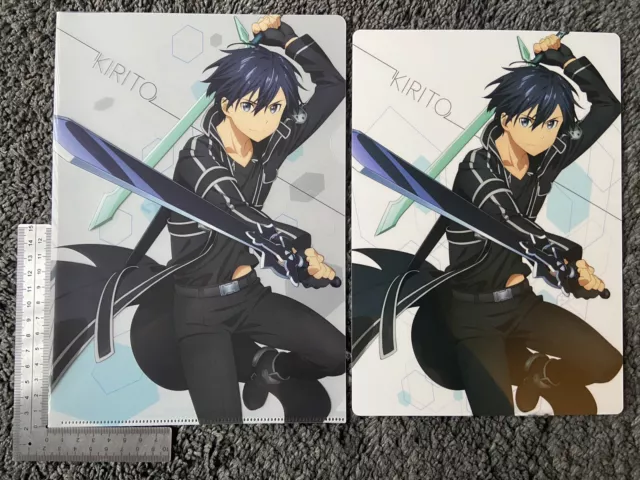 Sword Art Online Kirito Clear File & Art Board Japan Exclusive Official Goods