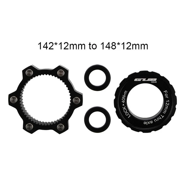 Bicycle Boost Axle Hub Adaptor Centerlock To 6 Bolts 100 To 110mm/142 To 148mm