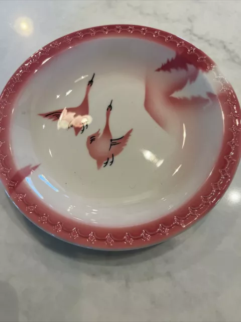 Syracuse Restaurant China Traveler Milwaukee Road Railroad Dining Car Bowl