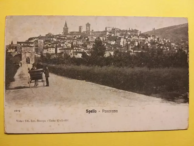 Spello (Perugia). Veduta.