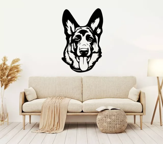 German Shepherd Wall Art Stickers Dog Love Car Window Vinyl Decal Laptop Animals