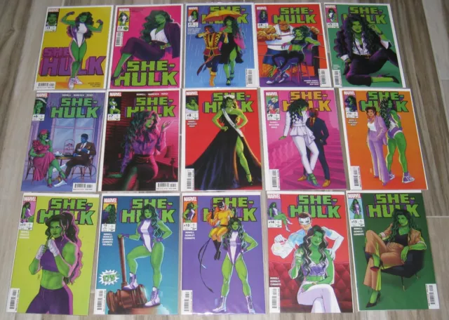 She-Hulk #1-15 Complete Run | Marvel 2022-23 | 1st Prints NM