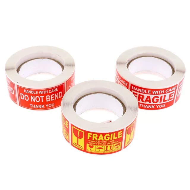 250pcs/Roll Fragile Stickers Handle with Care Thank You  Warning LabelsYUKNB Jo