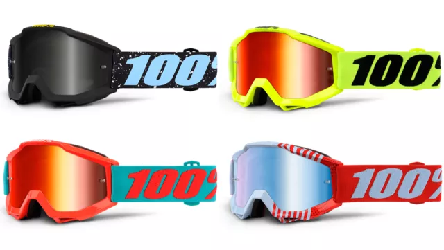 Enfants Junior 100% Percent Accuri Jeunes Motocross MX Vélo Lunettes