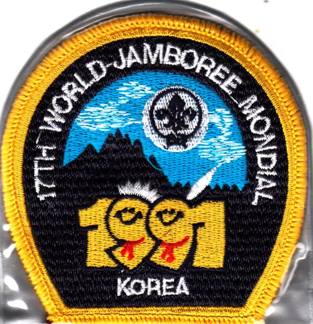 Boy Scout Badge 17 WORLD JAMBOREE KOREA 1991