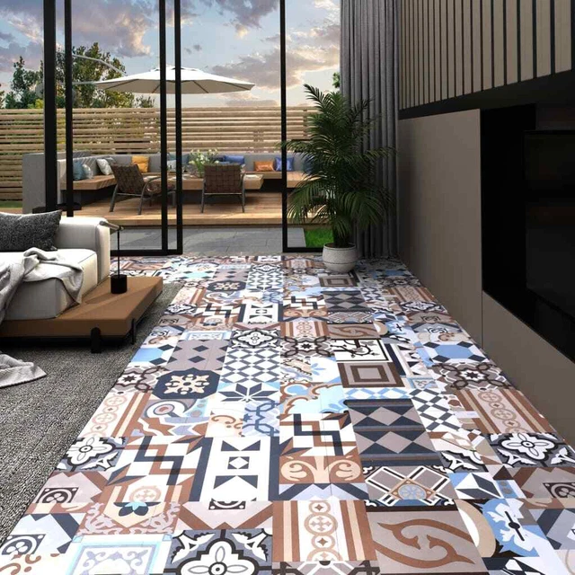 Listoni Pavimento PVC Autoadesivi 5,11 m? Design Mono