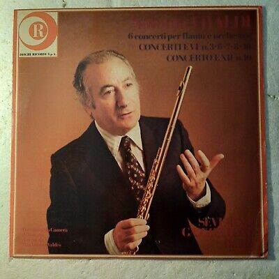 Vivaldi - Severino Gazzelloni 6 Concerti Per Flauto E Orchestra Lp 33 Giri 1980