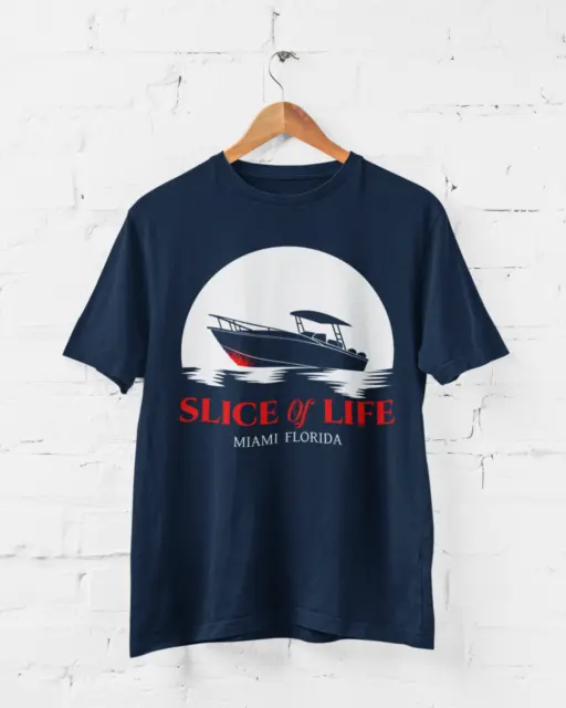 Slice Of Life Miami Florida Funny T Shirt Dexter TV Serial Killer Boat Funny