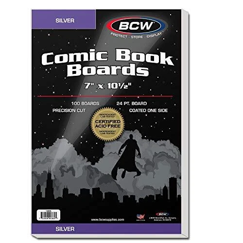 Silver Age Comic Book Backing Boards - 100 ct