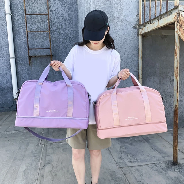 Folding Travel Bag Large Multi-Functional Bag Waterproof Tote Handbag Casual -