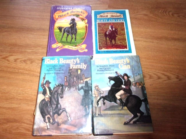 Black Beauty Clan Family Pullein Thompson  Sewell Vicky Hanson Horse Book Lot