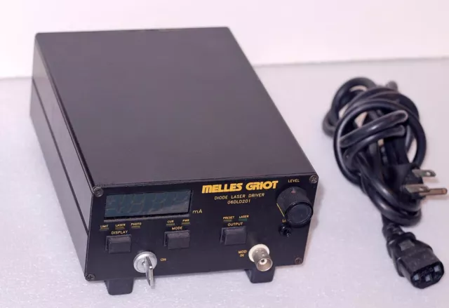 Melles Griot Diode Laser Driver 06DLD201 - Nice!